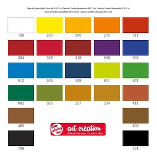 Foto 3 | Set De Acuarelas 24 Colores 12ml C/u Art Creation