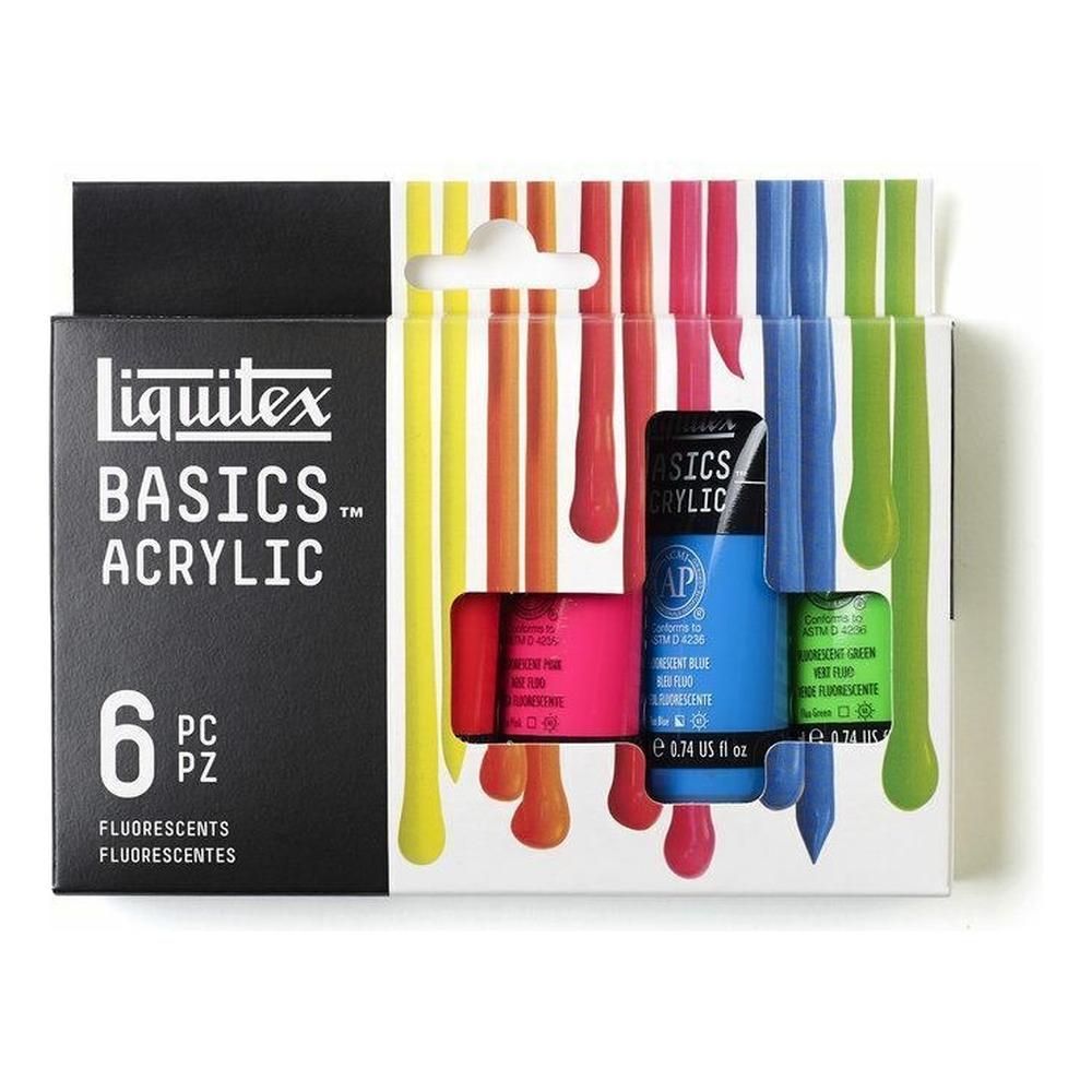 Foto 2 pulgar | Pintura Acrilica Basics Fluorescente Liquitex