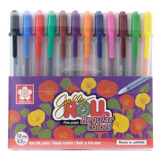 Foto 1 | Plumas Sakura Gelly Roll Clásica Tinta Gel Regular 0.3mm Sakura