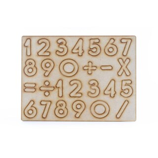 Foto 1 | Tablero Didactico De Madera Números Politec