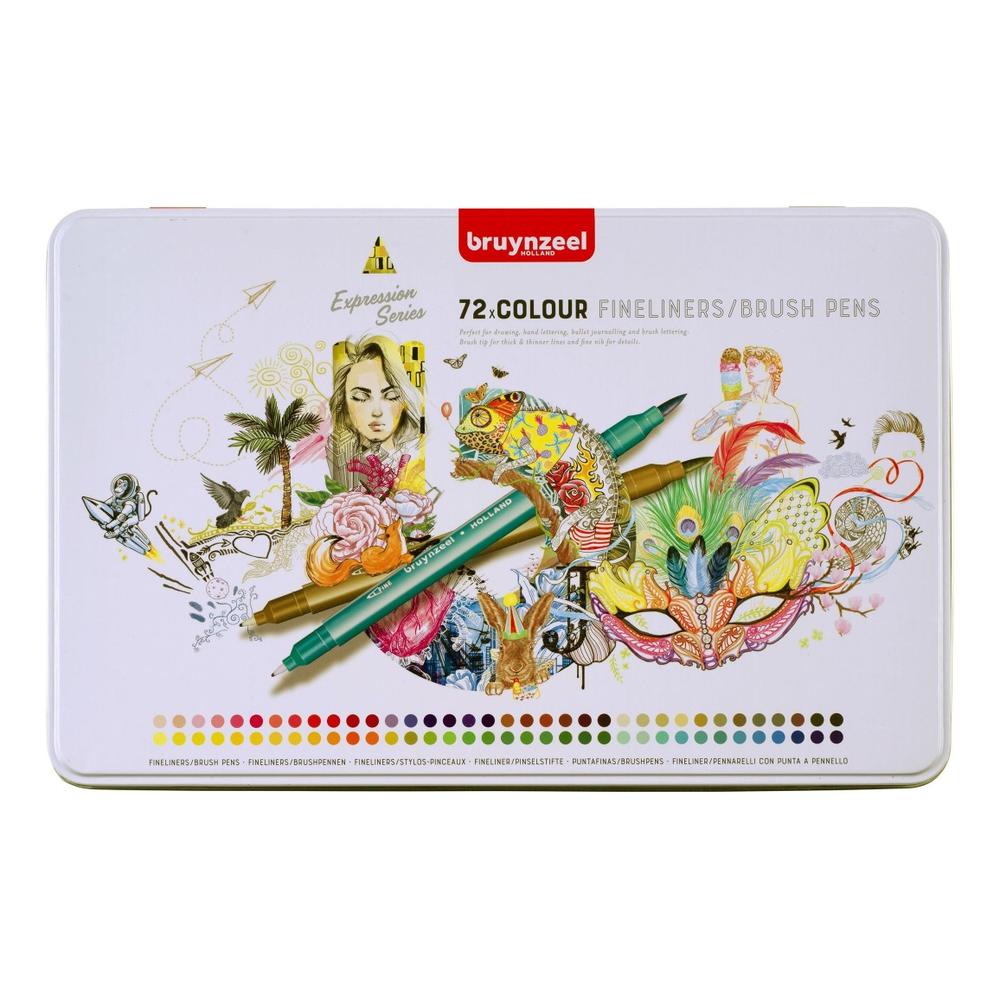 Rotuladores Doble Punta 72pz Colores Royal Talens $2,563