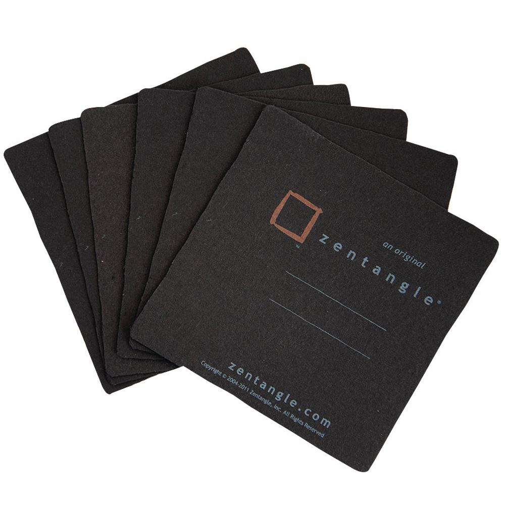 Set de Papel Negro con 10 Piezas para Zentangle Sakura