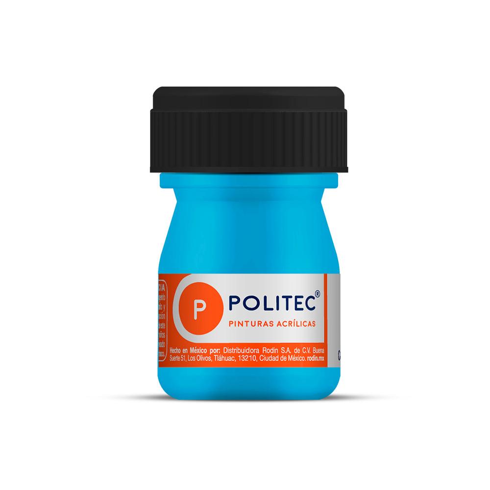 Foto 1 | Kit Pintura Acrílica Fluorescente L-800 20ml 8 Piezas Politec