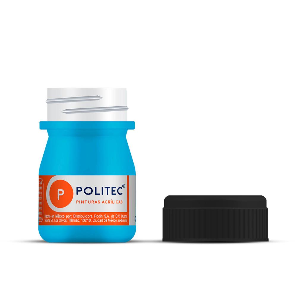 Foto 2 | Kit Pintura Acrílica Fluorescente L-800 20ml 8 Piezas Politec