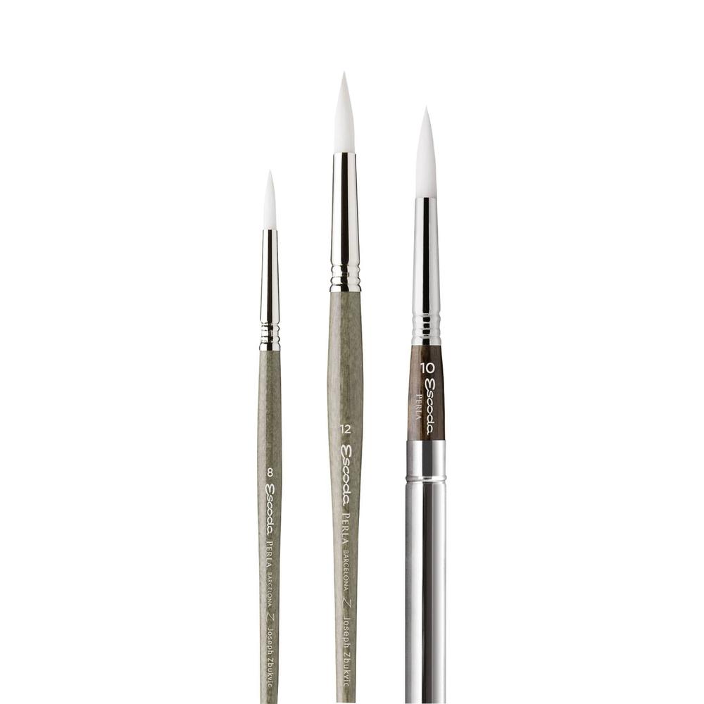 Set Con 3 Pinceles Sinteticos Para Acuarela ''joseph Zbukvic'' Escoda