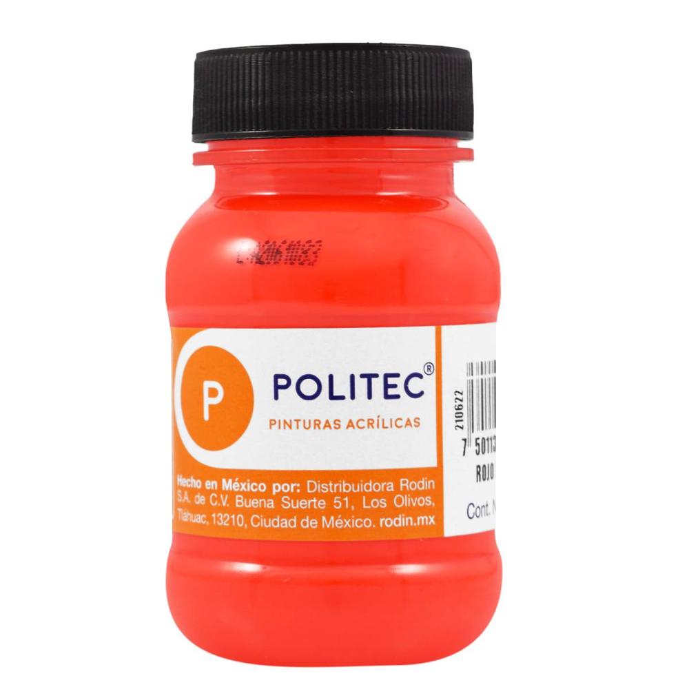 Foto 2 pulgar | Pintura Acrilica Flourescente L-800 100ml Politec