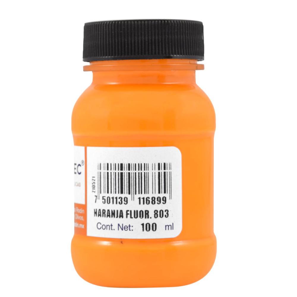 Foto 4 pulgar | Pintura Acrilica Flourescente L-800 100ml Politec
