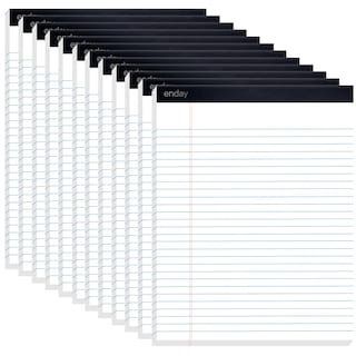 Foto 1 | Bloc de Notas Enday 12 Paquetes 50 Hojas por Bloc 21,6 x 27,9 cm -Venta Internacional