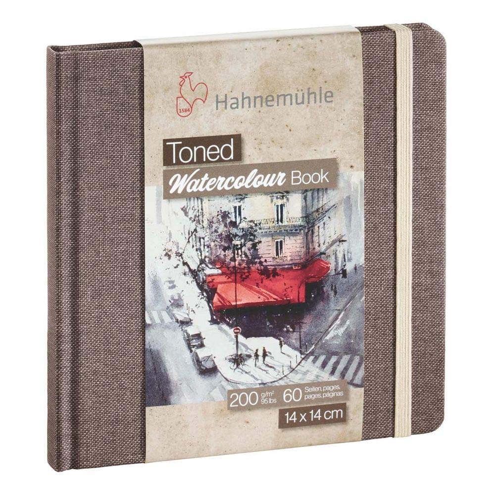 Cuaderno De Acuarela Hahnemühle Toned, 200 G/m², Beige, 14 X 14 Cm - Venta Internacional. $686
