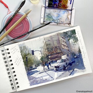 Foto 2 | Diario De Viaje Hahnemühle Bamboo Mixed Media 265 G/m² - Venta Internacional.