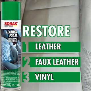 Foto 3 | Limpiador Y Acondicionador De Cuero Sonax Leather Foam 385 Ml - Venta Internacional.