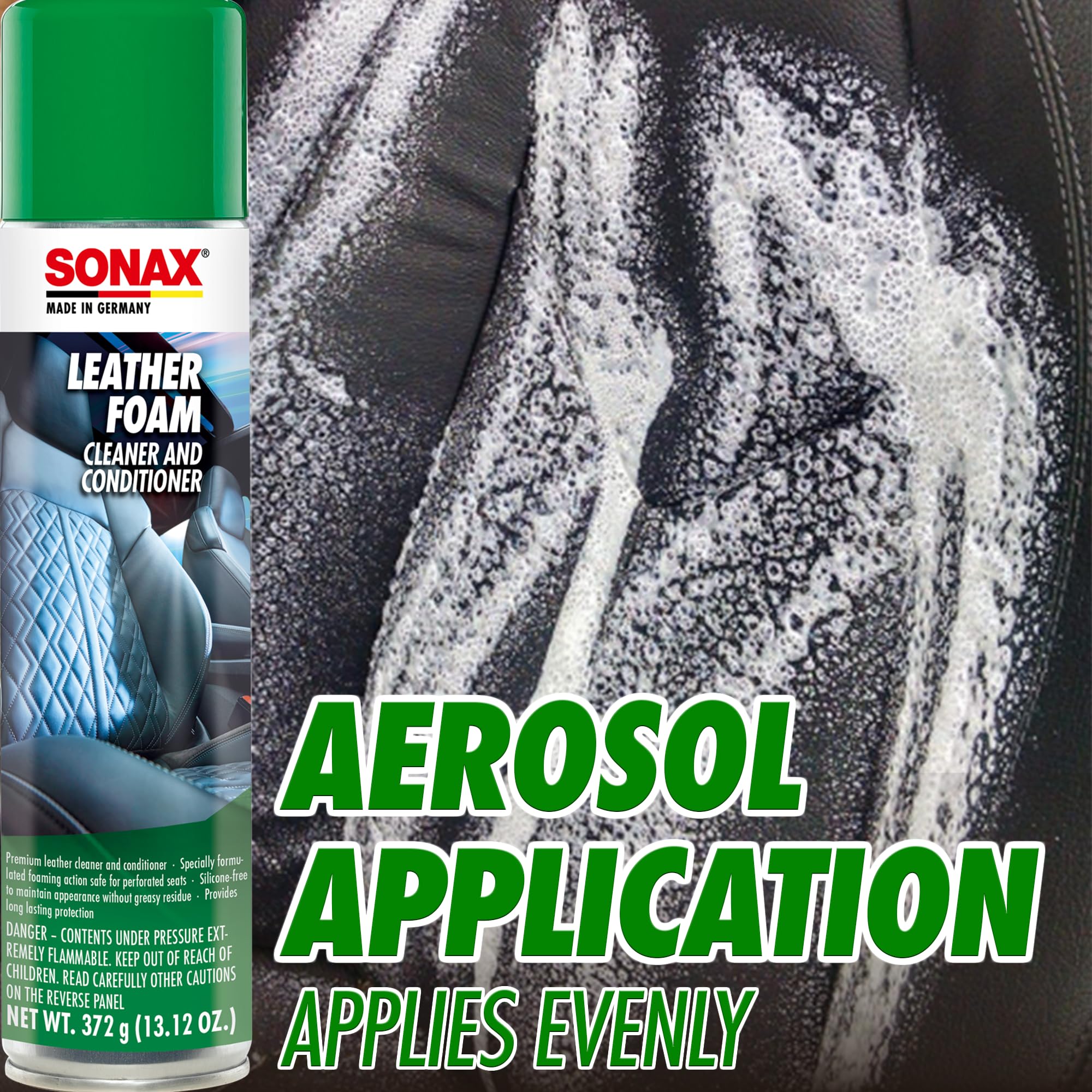 Foto 6 pulgar | Limpiador Y Acondicionador De Cuero Sonax Leather Foam 385 Ml - Venta Internacional.