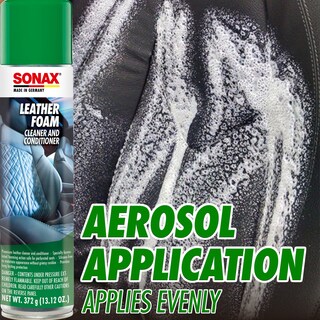 Foto 5 | Limpiador Y Acondicionador De Cuero Sonax Leather Foam 385 Ml - Venta Internacional.