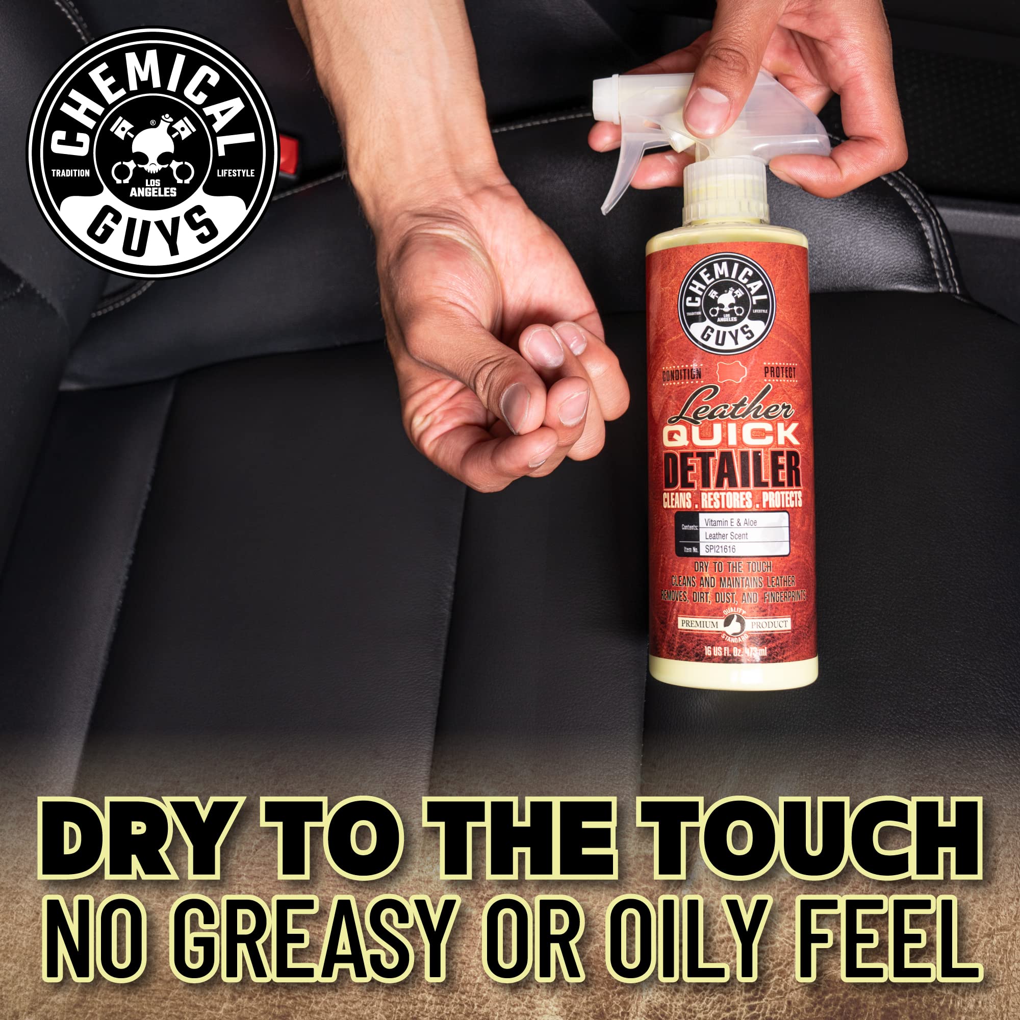 Foto 7 | Quick Detailer De Cuero Chemical Guys Spi21616 473 Ml - Venta Internacional.