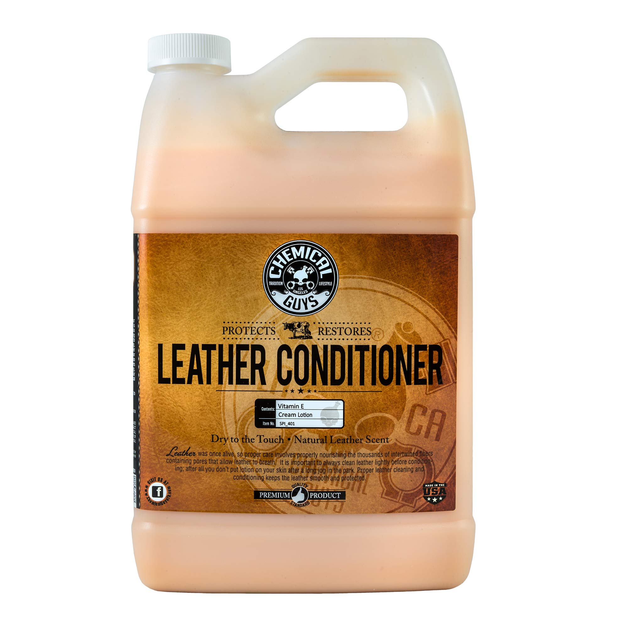 Acondicionador De Cuero Chemical Guys Vintage Series 3.8l - Venta Internacional.