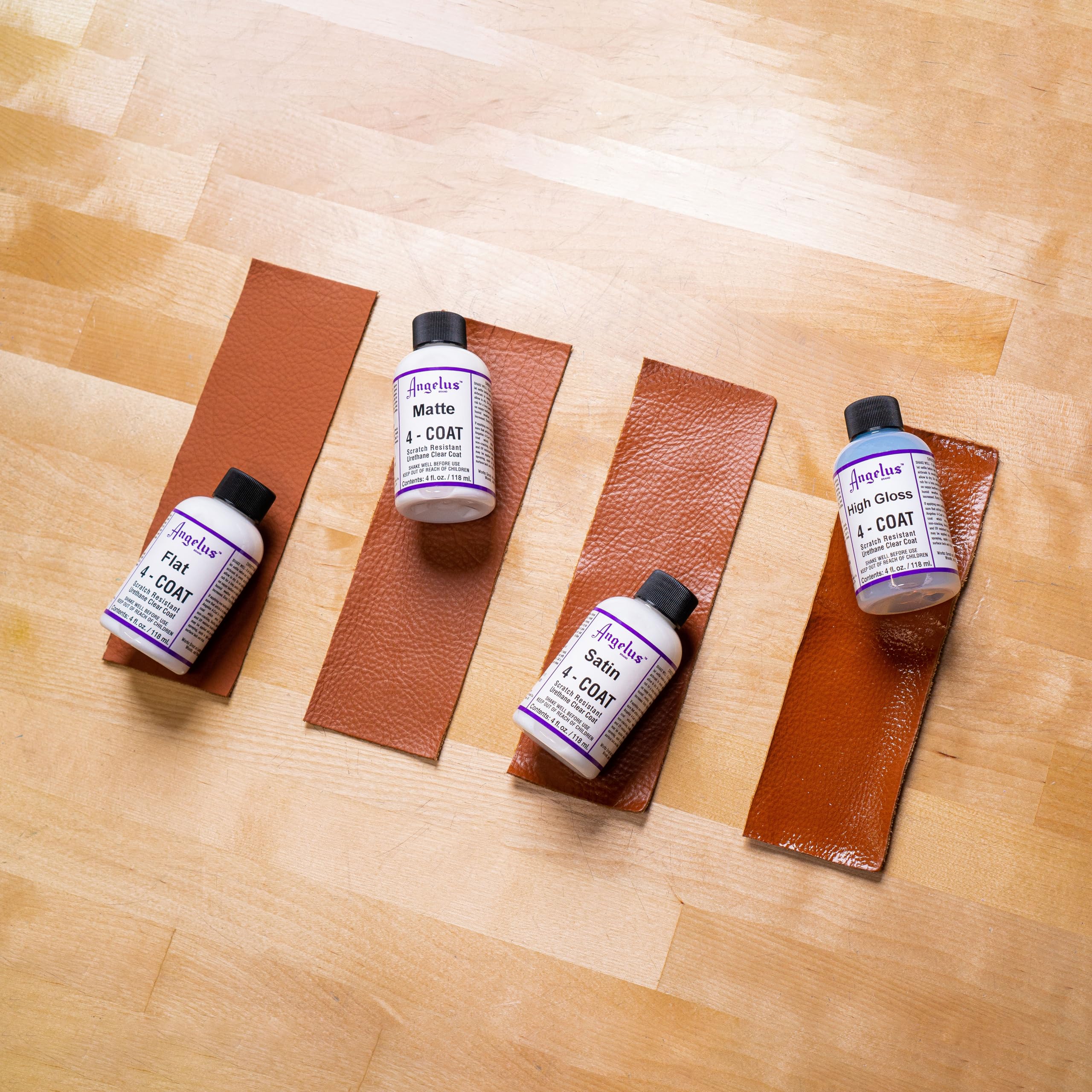 Foto 5 pulgar | Sellador De Cuero Angelus Satin, 4 Capas, Resistente A Los Arañazos, 120 Ml - Venta Internacional.