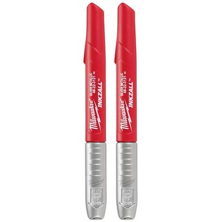 Foto 2 | Rotulador Milwaukee Inkzall Plateado Metalizado De Punta Fina X2 - Venta Internacional.