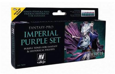 Foto 1 | Set De Pintura Acrílica Vallejo Pro Nocturna Imperial Purple 8x17ml - Venta Internacional.