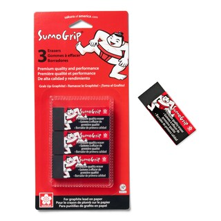 Foto 1 | Borrador Sakura Sumogrip B80 Block B80, Tamaño Pequeño, Negro, Paquete De 3 - Venta Internacional.