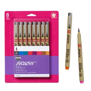 Foto 1 | Juego De 8 Bolígrafos Sakura Archival, Impermeables Y Resistentes A La Decoloración - Venta Internacional.