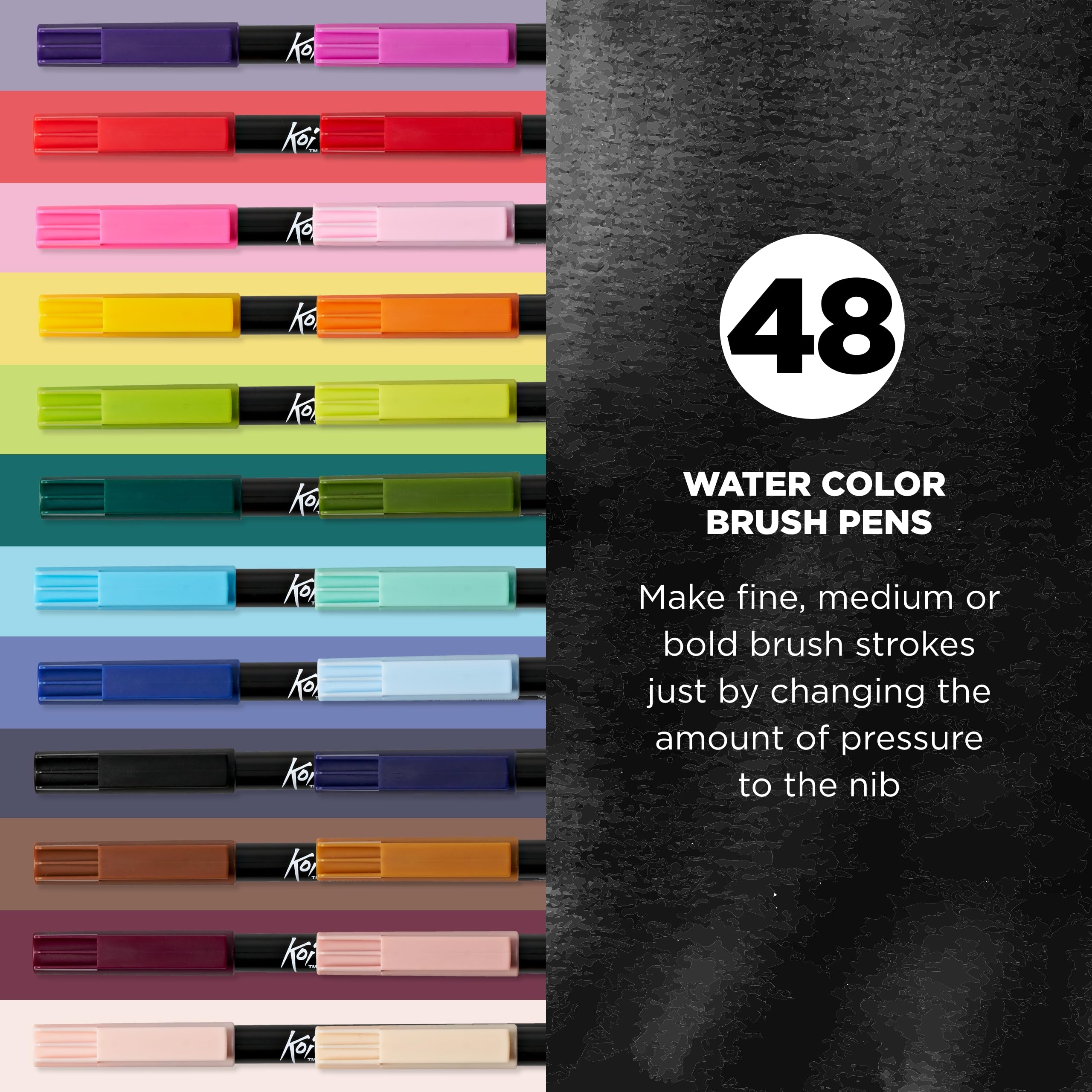 Foto 3 pulgar | Juego De Rotuladores Para Acuarela Sakura Koi Para Colorear, Paquete De 48 - Venta Internacional.