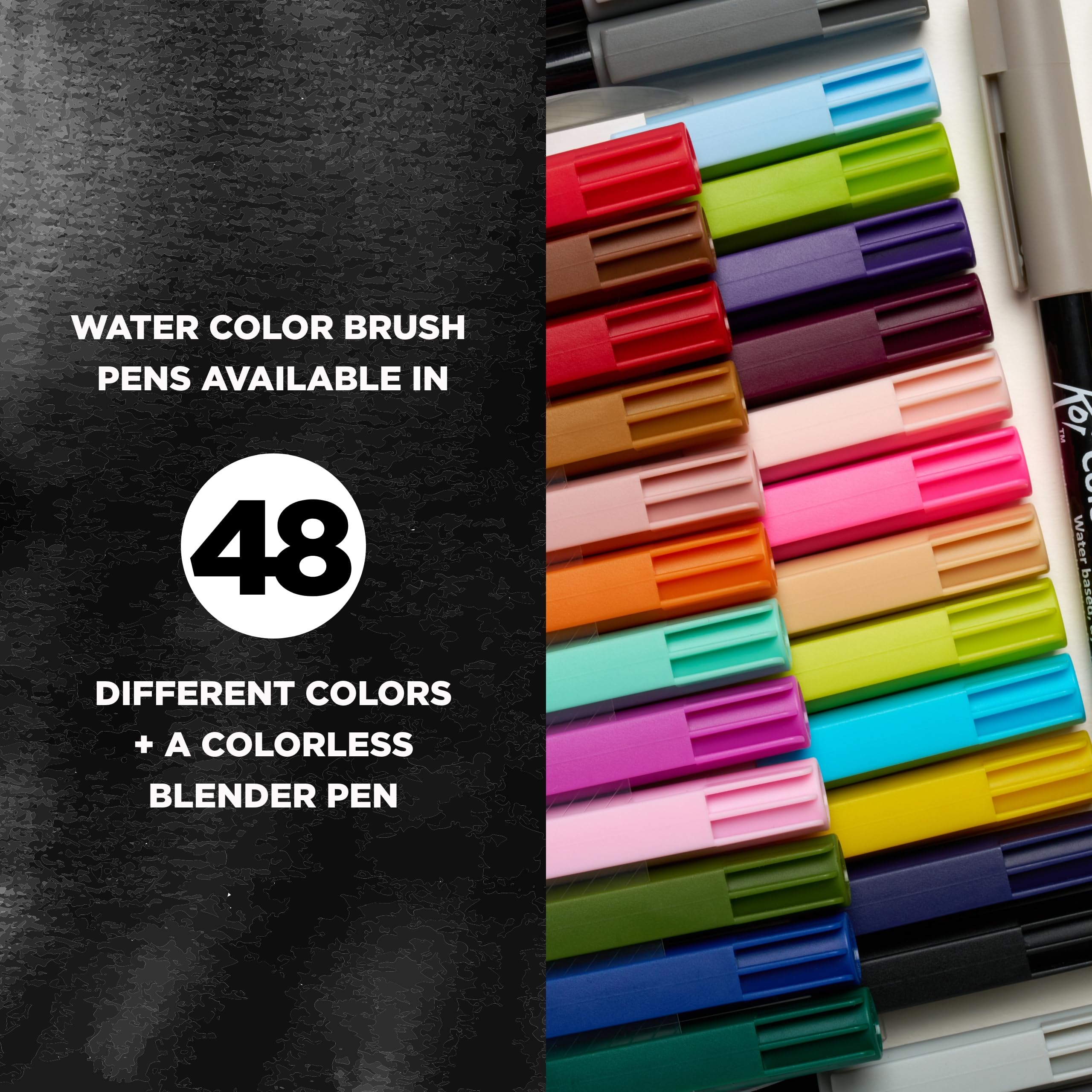 Foto 7 pulgar | Juego De Rotuladores Para Acuarela Sakura Koi Para Colorear, Paquete De 48 - Venta Internacional.