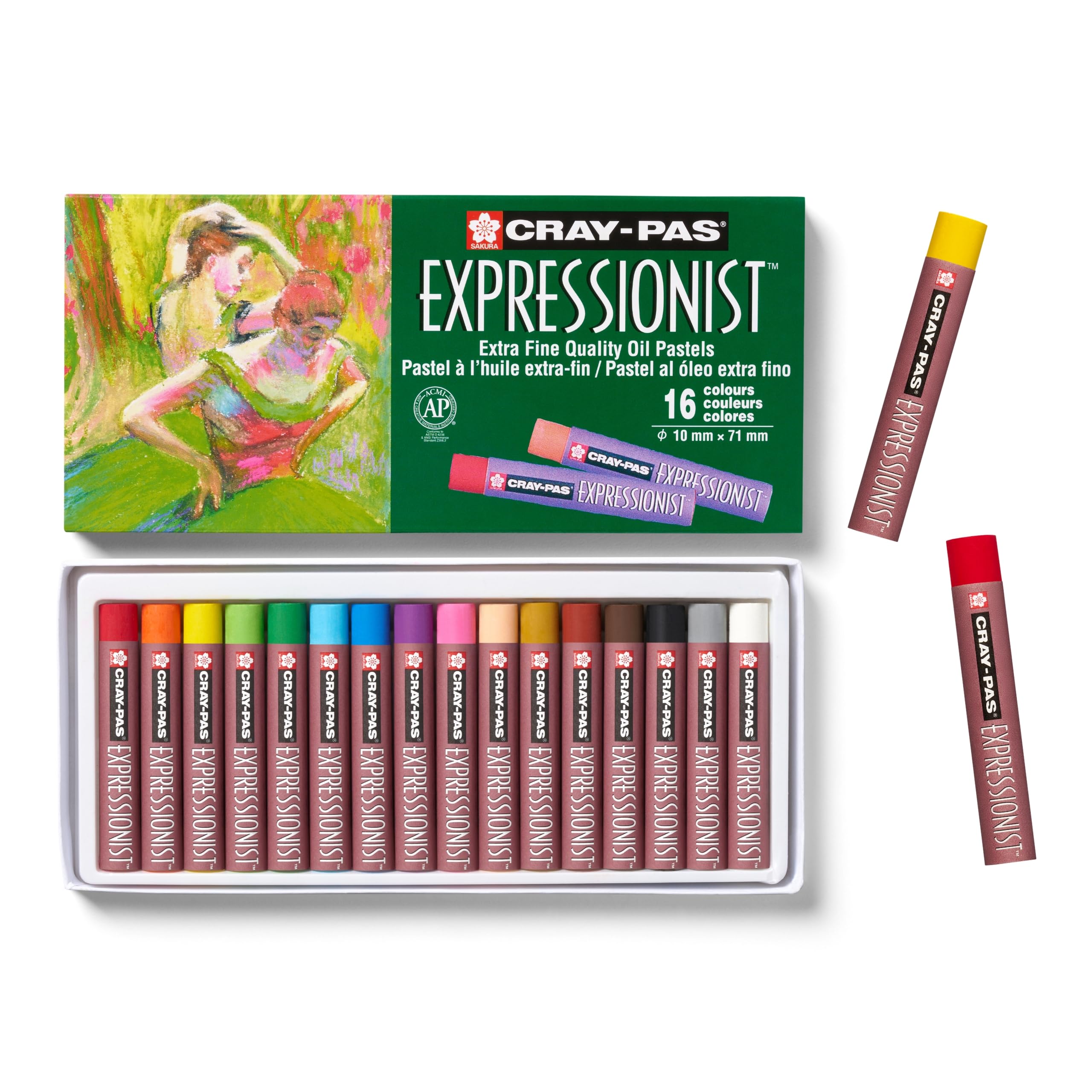 Set De Pastel Al Óleo Sakura Cray-pas Expressionist 16 Colores - Venta Internacional. $402