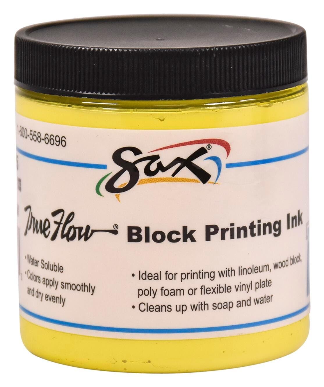 Foto 2 pulgar | Tinta De Impresión En Bloque Para Saxo True Flow, Soluble En Agua, 240 Ml, Color Amarillo - Venta Internacional.