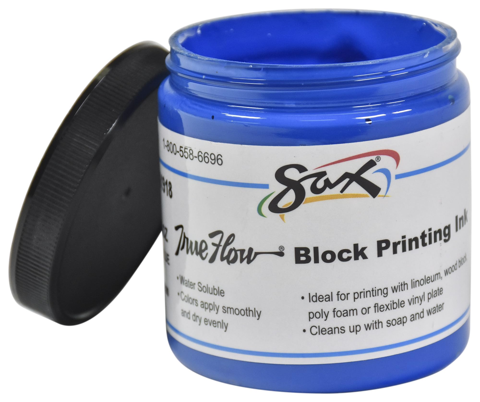 Foto 3 | Tinta De Impresión En Bloque Soluble En Agua Sax True Flow 473 Ml Primary Blue - Venta Internacional.