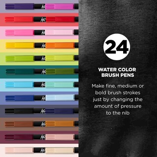 Foto 3 | Juego De Bolígrafos Para Acuarela Sakura Koi Para Colorear, Paquete De 24 - Venta Internacional.
