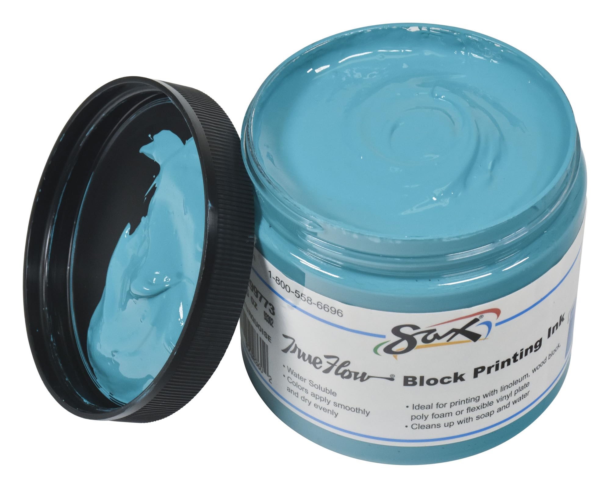 Foto 3 pulgar | Tinta De Impresión En Bloque Sax Turquesa 473 Ml - Venta Internacional.