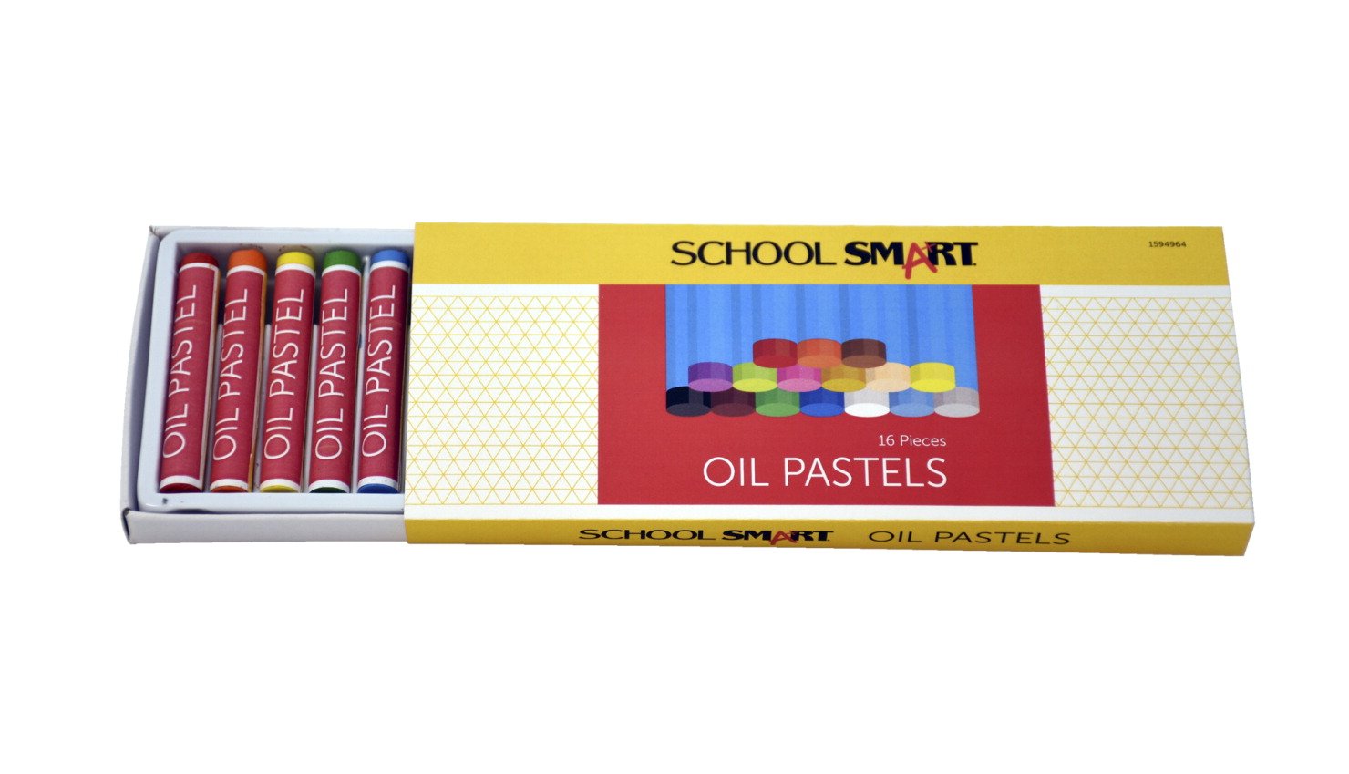 Foto 1 | Set De Pasteles Al Óleo School Smart, 16 Colores - Venta Internacional.