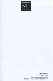 Foto 4 | Papel Rotulador Canson Serie Xl, 9 X 12 Pulgadas, 100 Hojas, 70 G - Venta Internacional.
