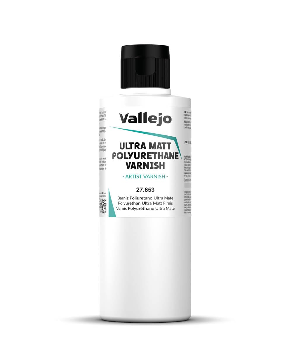 Barniz De Poliuretano Vallejo Ultra Matt Finish 200 Ml - Venta Internacional. $658