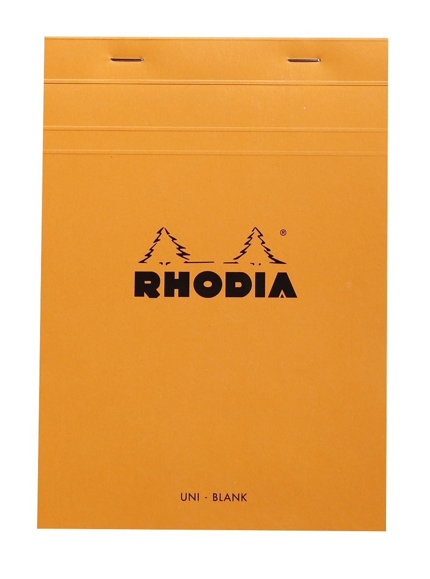 Foto 2 pulgar | Bloc De Notas Rhodia No16 A5 Liso Blank Naranja - Venta Internacional.