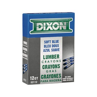 Foto 3 | Crayones Para Marcar Madera Dixon Industrial, Azul Suave, Paquete De 12 - Venta Internacional.
