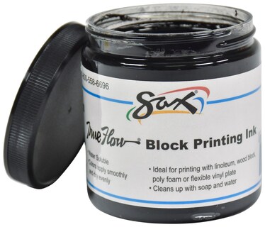 Foto 3 | Tinta De Impresión En Bloque Sax True Flow, Soluble En Agua, 240 Ml, Negra - Venta Internacional.