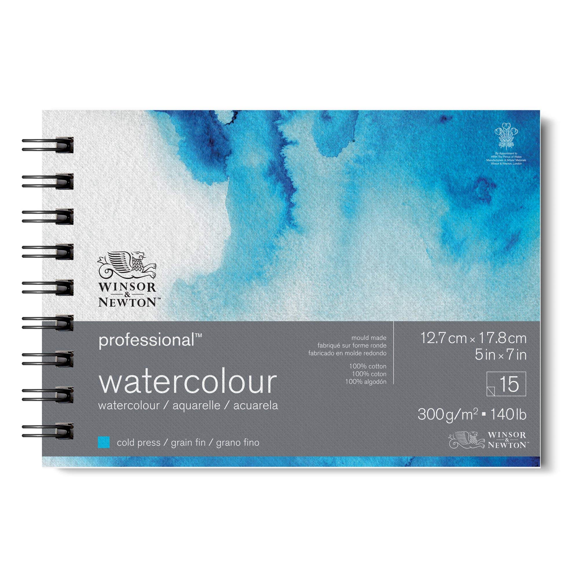 Papel De Acuarela Winsor & Newton Professional 5x7cm - Venta Internacional.