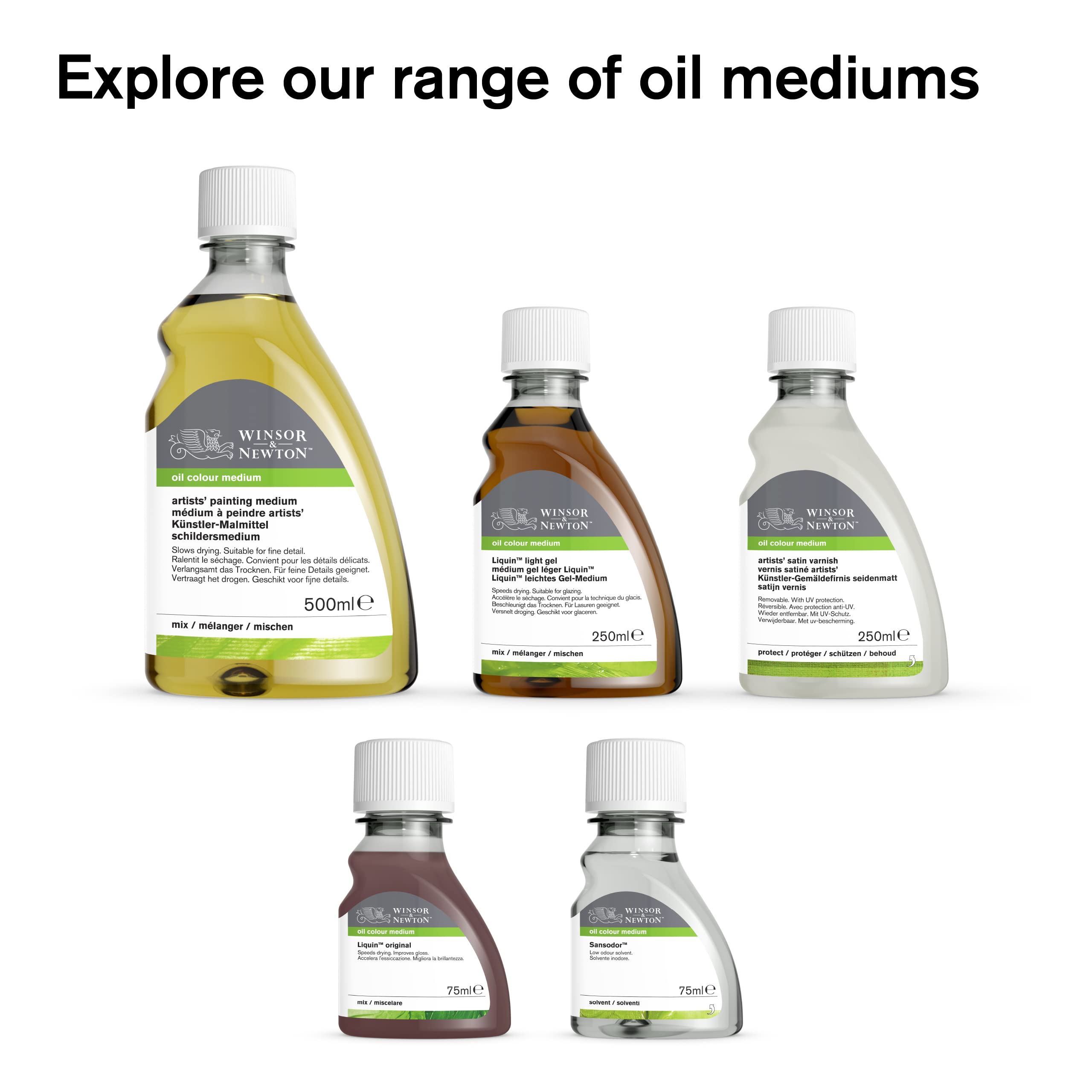 Foto 7 | Botella Mediana Original Winsor & Newton Liquin De 250 Ml - Venta Internacional.