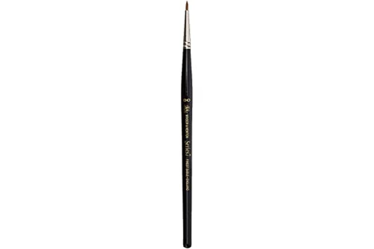 Brocha Winsor & Newton Serie 7 Kolinsky Sable Redonda Sh #00 - Venta Internacional.