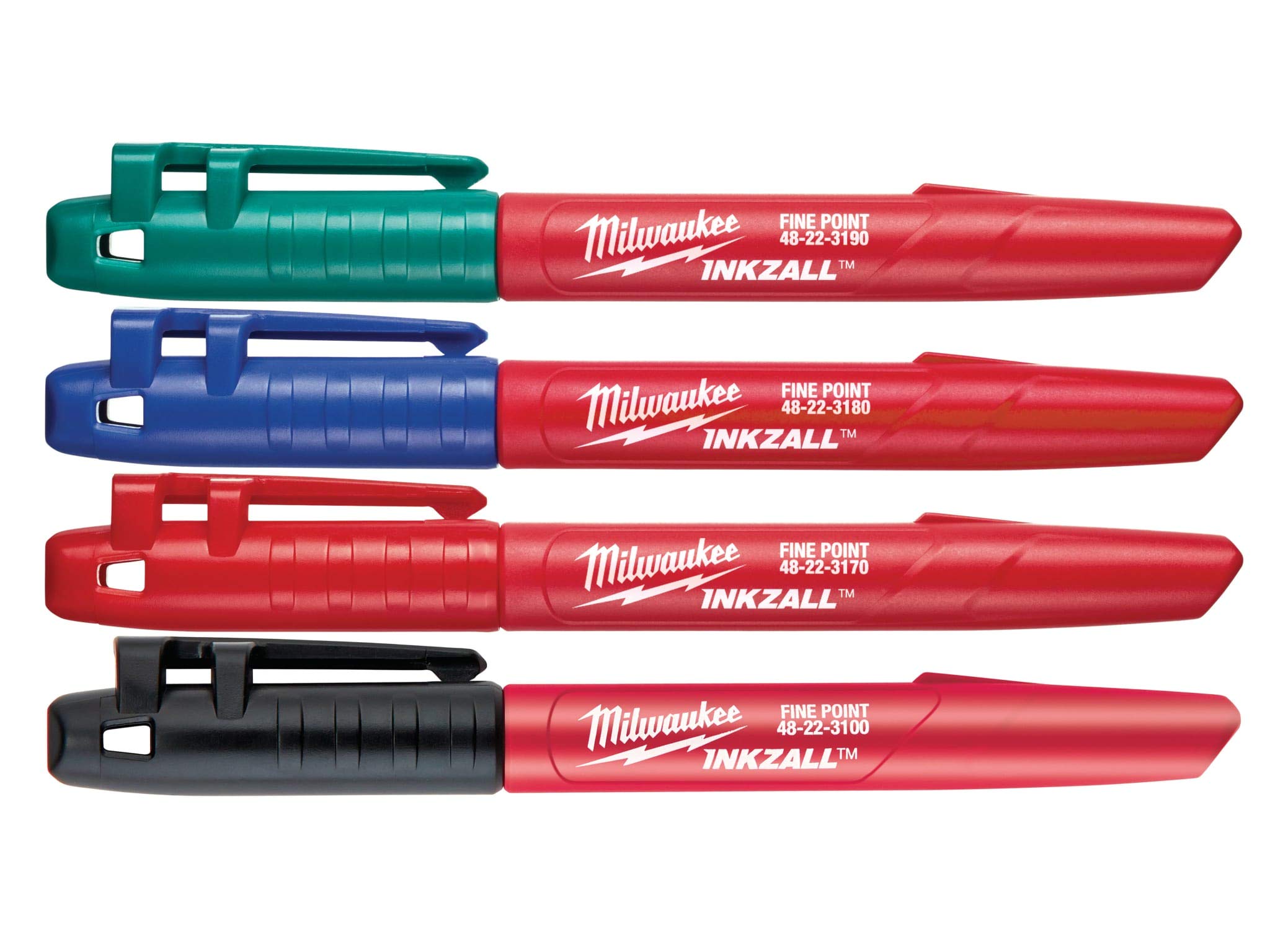Juego De Rotuladores Milwaukee Inkzall Jobsite, Punta De 1 Mm, Paquete De 6 - Venta Internacional.