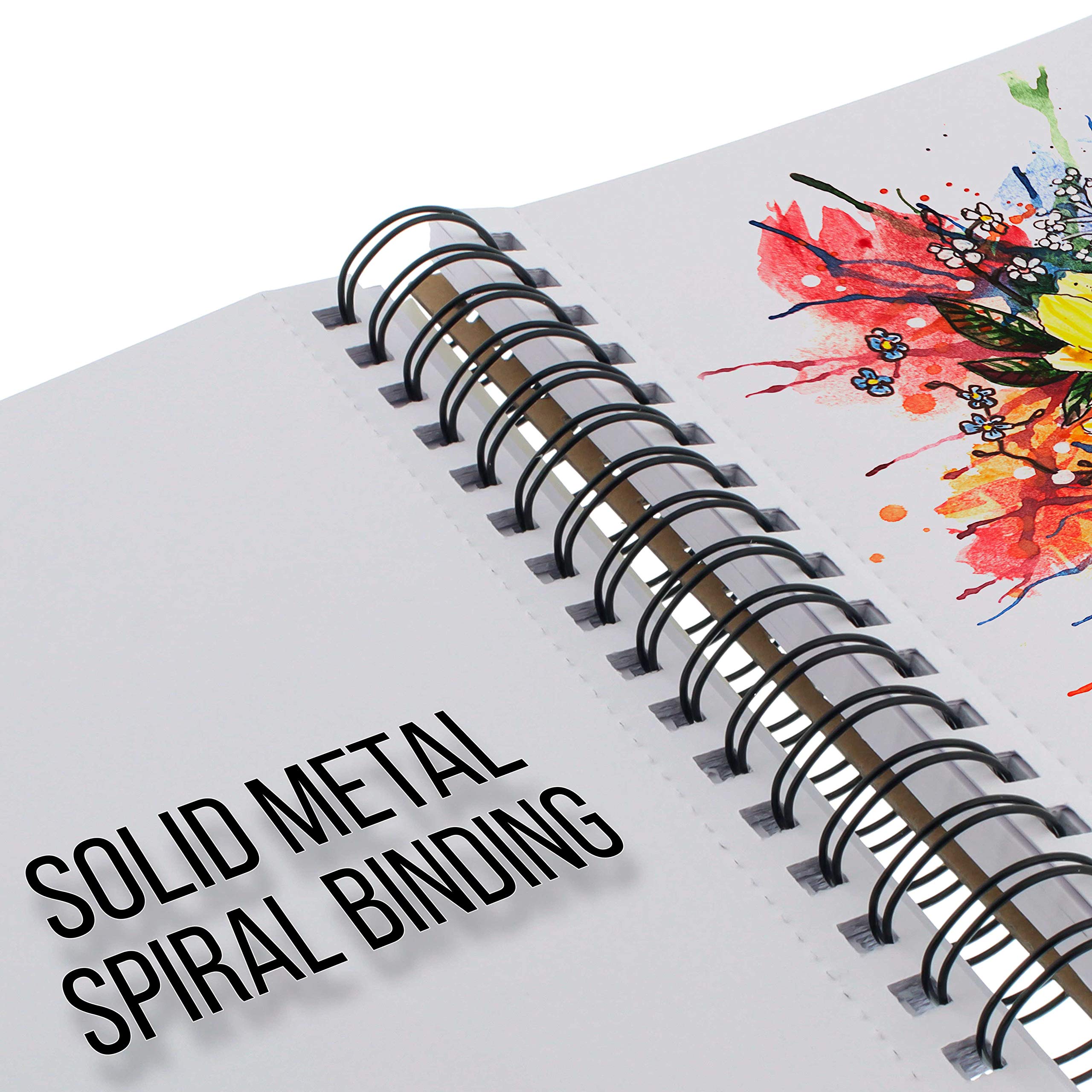 Foto 4 | Bloc De Papel Con Técnica Mixta, Cuaderno De Bocetos, Us Art Supply, 11 X 14, Paquete De 2 - Venta Internacional.