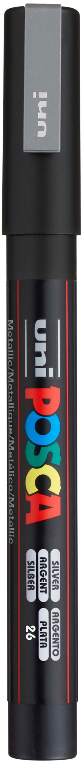Foto 1 | Rotulador Posca 3m Plateado Para Material De Arte, Material Escolar - Venta Internacional.