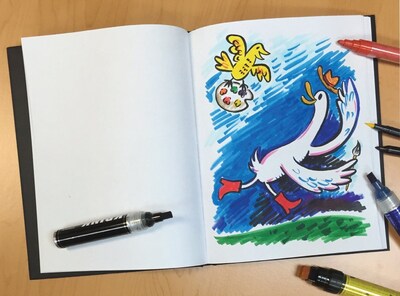 Foto 2 | Cuaderno De Bocetos Crescent Creative Products Rendr, 8.5 X 11 Pulgadas, Blanco - Venta Internacional.
