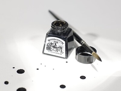 Foto 6 | Tinta De Dibujo Winsor & Newton Liquid Indian, Botella De 30 Ml - Venta Internacional.