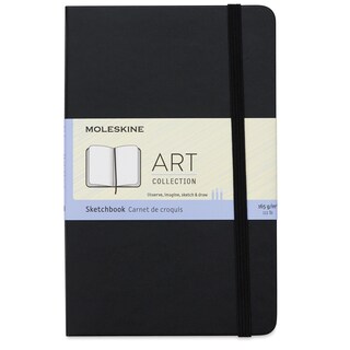 Foto 1 | Cuaderno De Bocetos Moleskine Art, Tapa Dura, Tamaño Mediano, Negro, 88 Páginas - Venta Internacional.