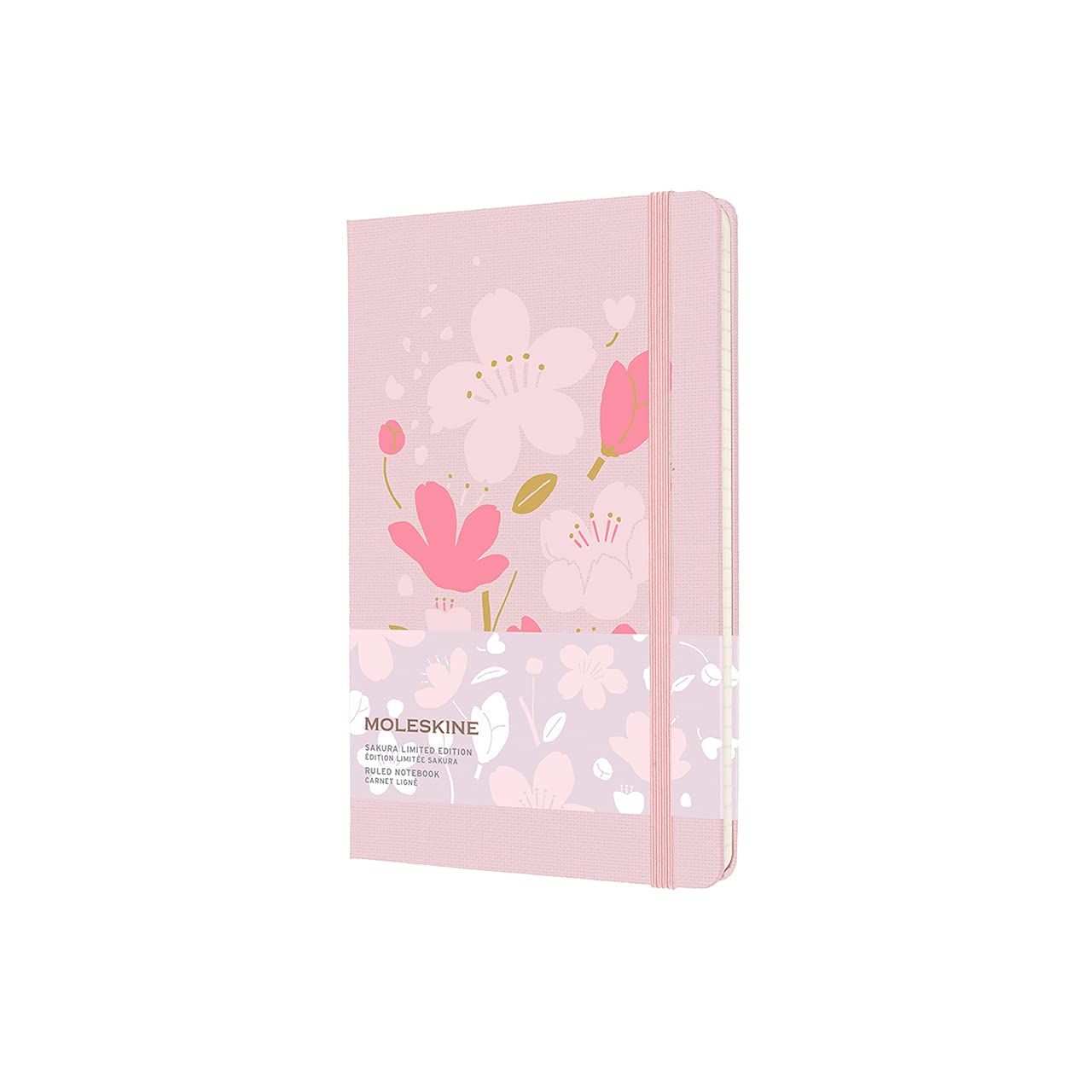 Cuaderno Moleskine Sakura De Edición Limitada, Tapa Dura, Tamaño Grande - Venta Internacional. $867