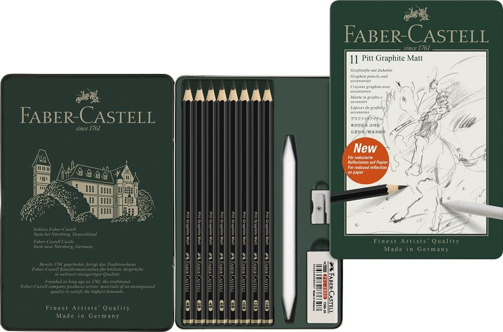 Foto 3 pulgar | Set De Lápices Faber-castell Pitt Graphite Matte Con Accesorios - Venta Internacional.