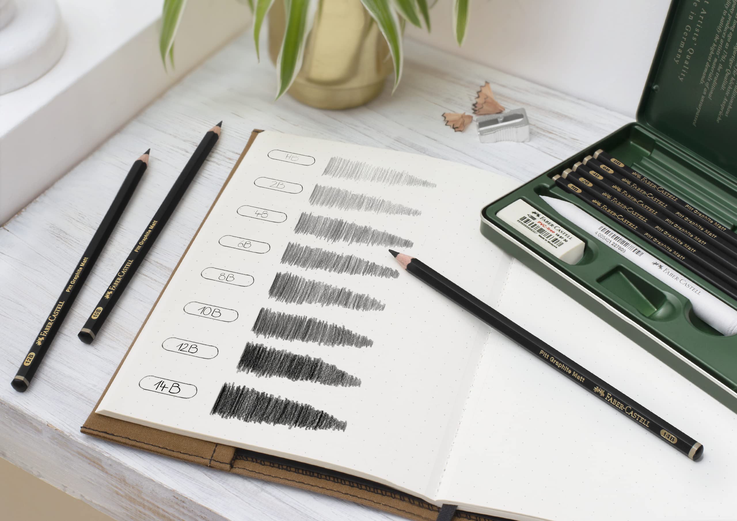 Foto 7 pulgar | Set De Lápices Faber-castell Pitt Graphite Matte Con Accesorios - Venta Internacional.
