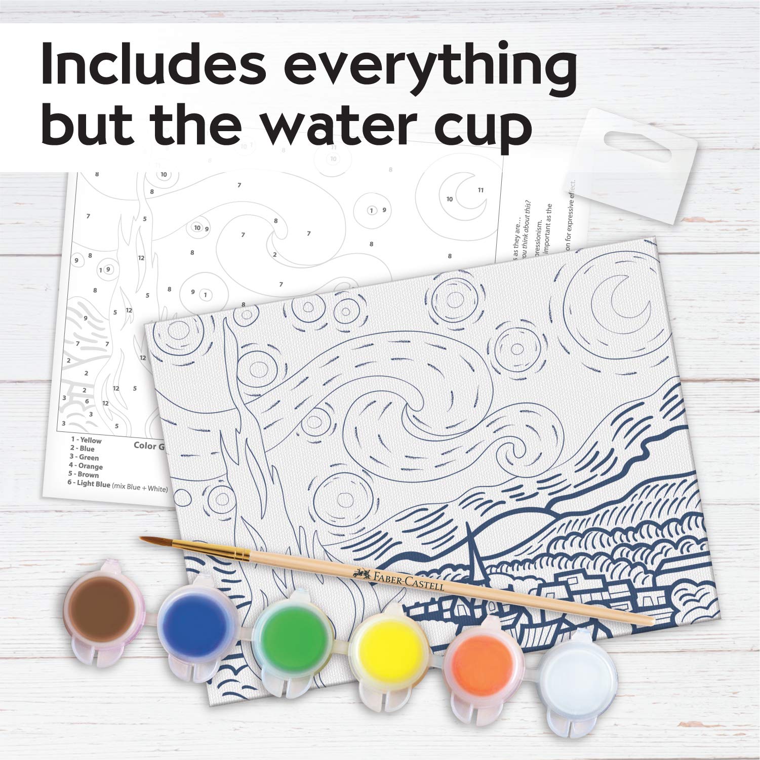 Foto 4 pulgar | Set Paint By Number Museum Series Van Gogh - Venta Internacional.